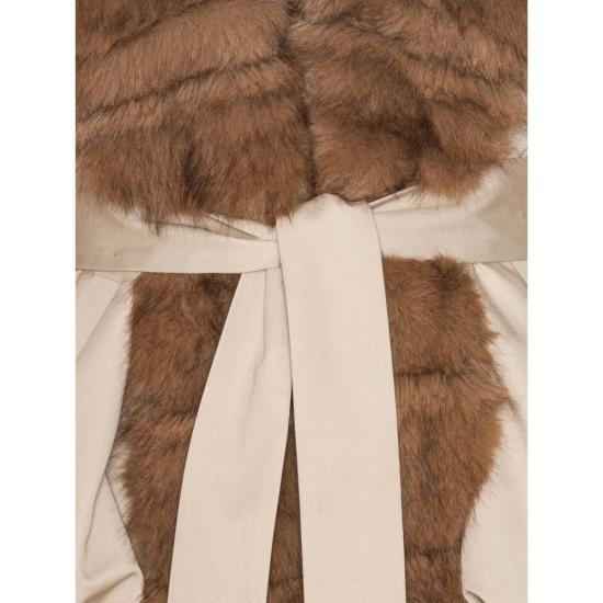 26FW 로테이트 무스탕 115145532 FAUX FUR 532 NEUTRALS BROWN - ROTATE