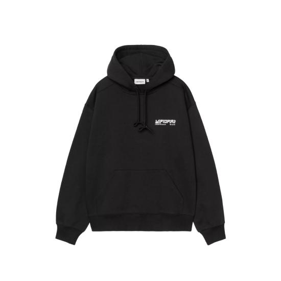 26FW 칼하트 후드 티셔츠 I037224 89XX BLACK