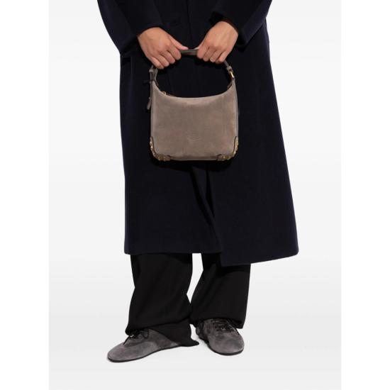 26FW 토즈 미니 메탈 도트 핸드백 XBWGMTE0100O COB208 BROWN - TODS