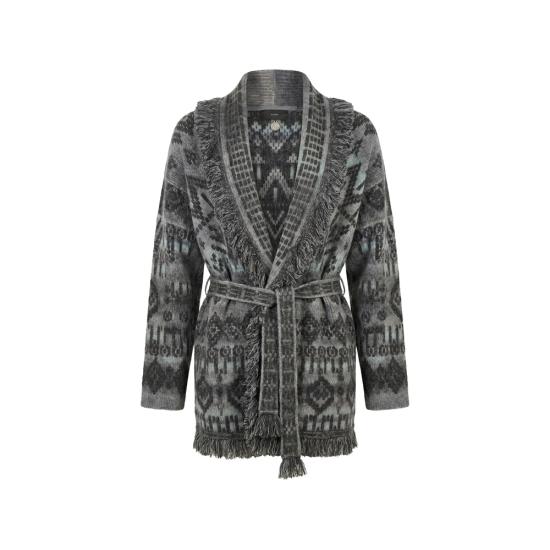 26FW 알라누이 가디건 LWHB064E26KN I020 0772 GREY BLACK