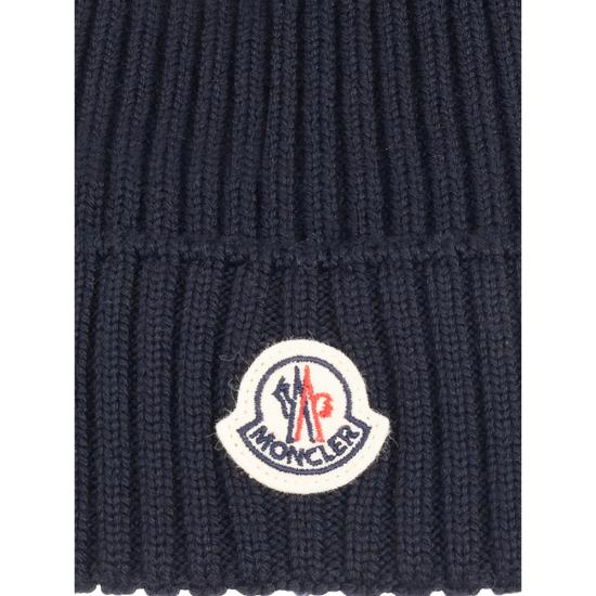 26FW [키즈] 몽클레어 모자 A9327 3B000 07 742 BLUE - MONCLER