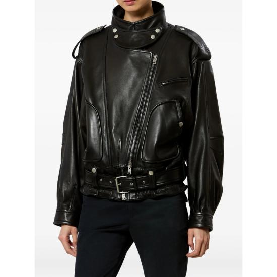 26FW 이자벨마랑 가죽 자켓 D3B04I VE0744FA 01BK BLACK - ISABEL MARANT