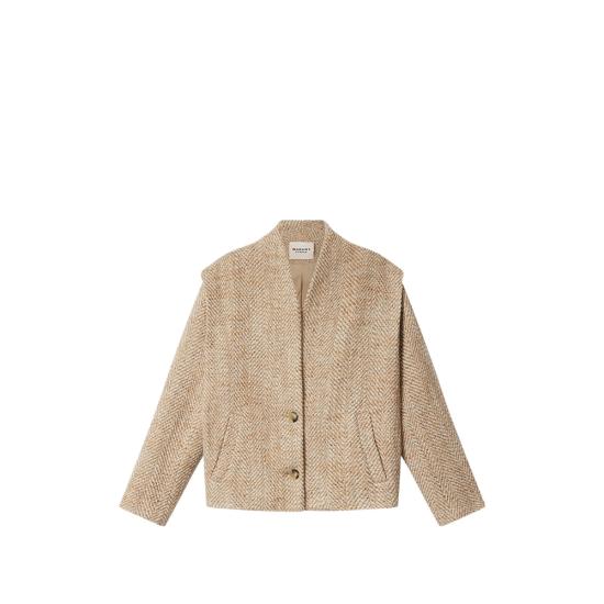 26FW 이자벨마랑에뚜왈 수트 자켓 D3E02E VE0040FF 90BE NEUTRALS BROWN