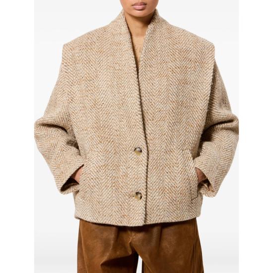 26FW 이자벨마랑에뚜왈 수트 자켓 D3E02E VE0040FF 90BE NEUTRALS BROWN - ISABEL MARANT ETOILE