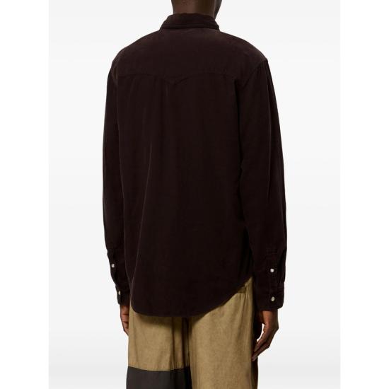 26FW 이자벨마랑 긴팔 셔츠 C1I10H CH0214HA 50CF BROWN - ISABEL MARANT