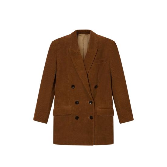26FW 이자벨마랑에뚜왈 수트 자켓 D3G02E VE0686FA 50CA BROWN