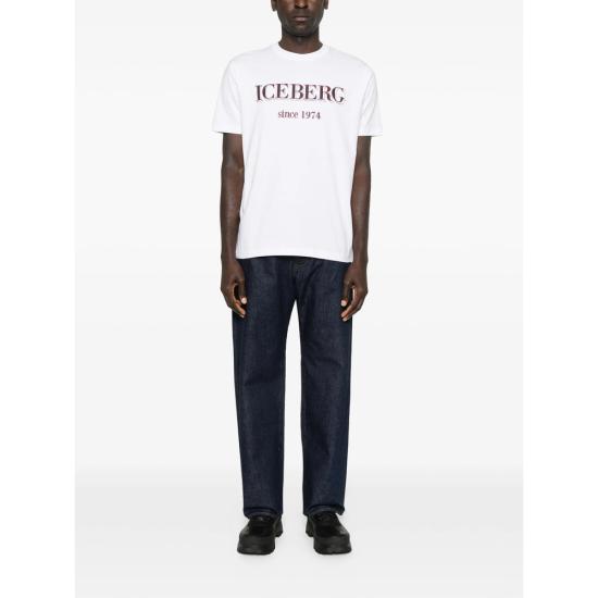 26FW 아이스 비 아이스버그 반팔 티셔츠 F014I1P0 627A 1101 WHITE - ICE B ICEBERG
