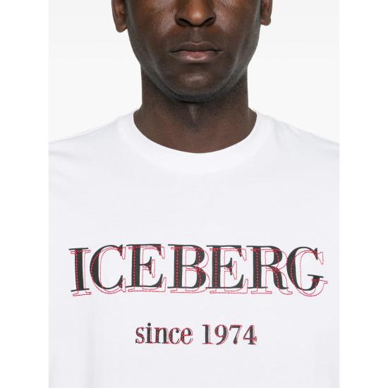 26FW 아이스 비 아이스버그 반팔 티셔츠 F014I1P0 627A 1101 WHITE - ICE B ICEBERG