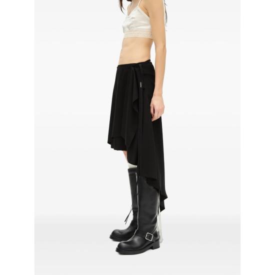 26FW 앤 드뮐미스터 미디 스커트 B0014297 FA558 099 BLACK - ANN DEMEULEMEESTER