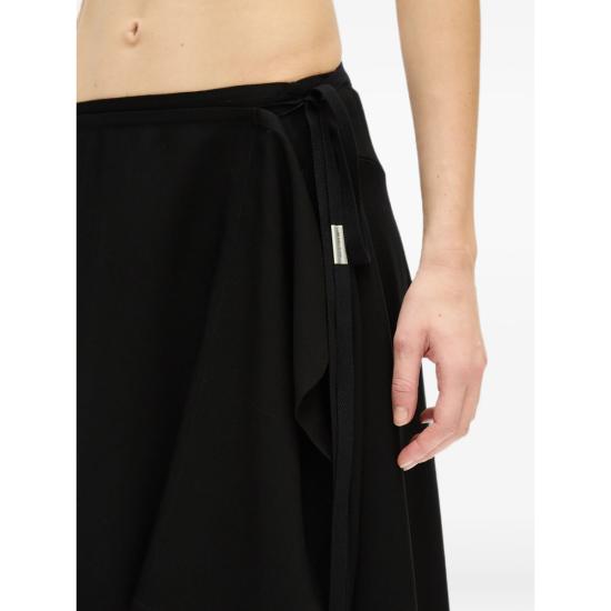 26FW 앤 드뮐미스터 미디 스커트 B0014297 FA558 099 BLACK - ANN DEMEULEMEESTER