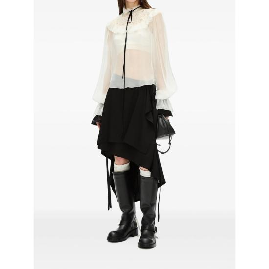 26FW 앤 드뮐미스터 미디 스커트 B0014297 FA558 099 BLACK - ANN DEMEULEMEESTER