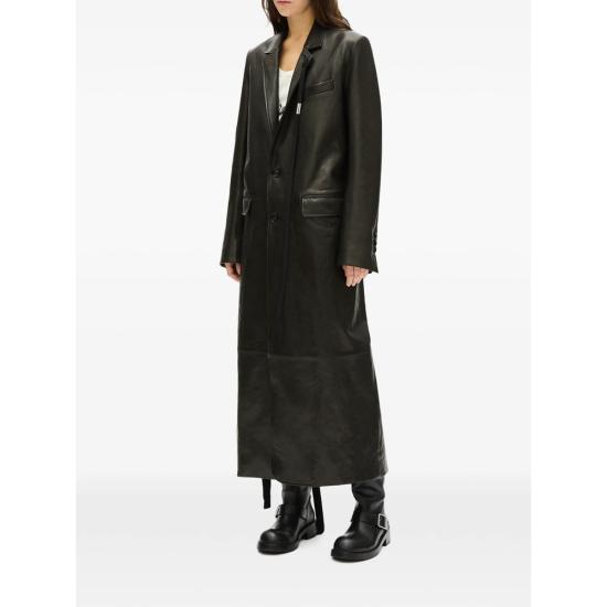 26FW 앤 드뮐미스터 코트 B0014279 LT137 099 BLACK - ANN DEMEULEMEESTER