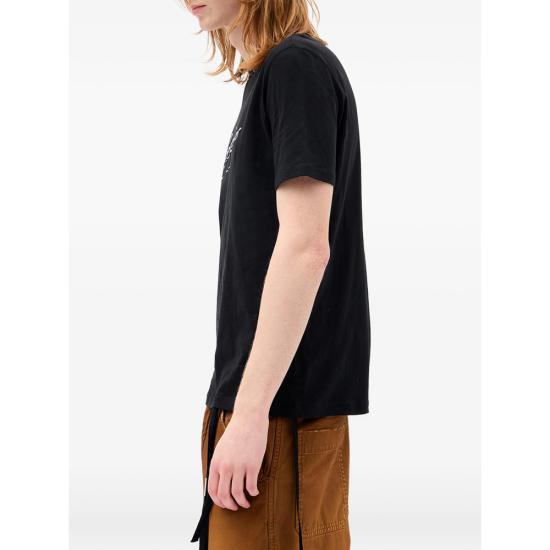 26FW 앤 드뮐미스터 반팔 티셔츠 B0014217 FA206 099 BLACK - ANN DEMEULEMEESTER