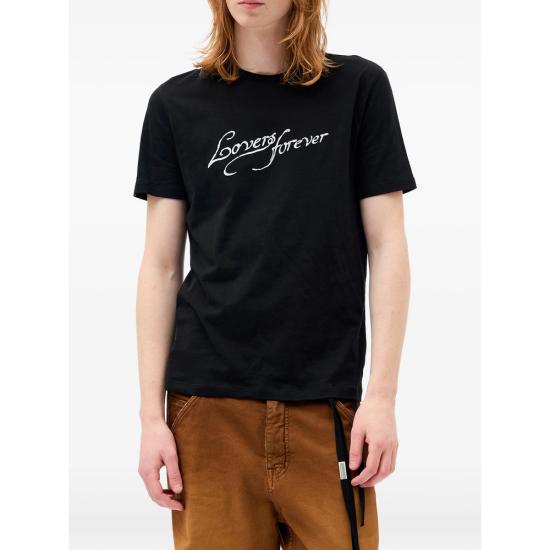 26FW 앤 드뮐미스터 반팔 티셔츠 B0014217 FA206 099 BLACK