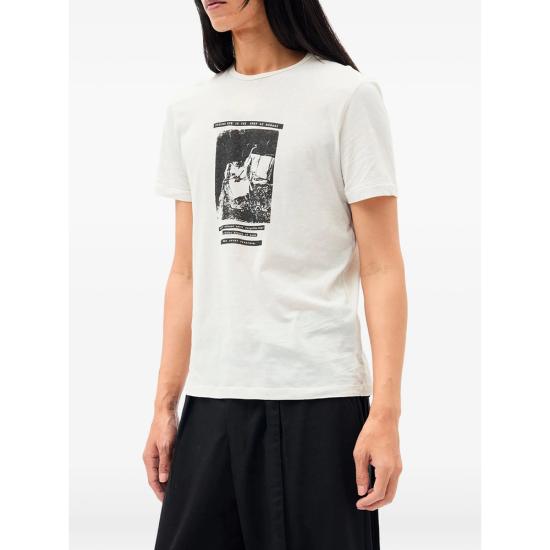 26FW 앤 드뮐미스터 반팔 티셔츠 B0014218 FA206 003 WHITE - ANN DEMEULEMEESTER