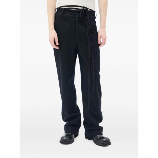 26FW 앤 드뮐미스터 스트레이트 팬츠 B0010304 FA207 099 BLACK