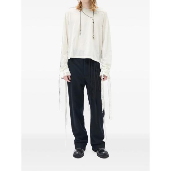 26FW 앤 드뮐미스터 스트레이트 팬츠 B0010304 FA207 099 BLACK - ANN DEMEULEMEESTER