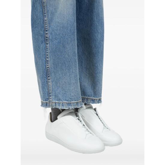 26FW 마르지엘라 퓨처 벨크로 스트랩 패딩 스니커즈 P7573 S57WS0561 T1003 WHITE - MAISON MARGIELA