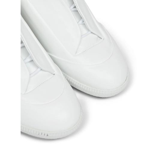 26FW 마르지엘라 퓨처 벨크로 스트랩 패딩 스니커즈 P7573 S57WS0561 T1003 WHITE - MAISON MARGIELA