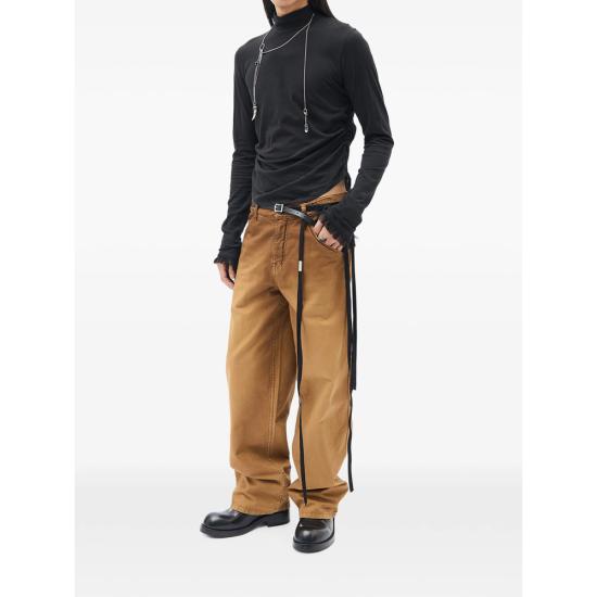 26FW 앤 드뮐미스터 긴팔 티셔츠 B0014226 FA206 099 BLACK - ANN DEMEULEMEESTER