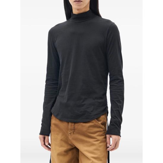 26FW 앤 드뮐미스터 긴팔 티셔츠 B0014226 FA206 099 BLACK - ANN DEMEULEMEESTER