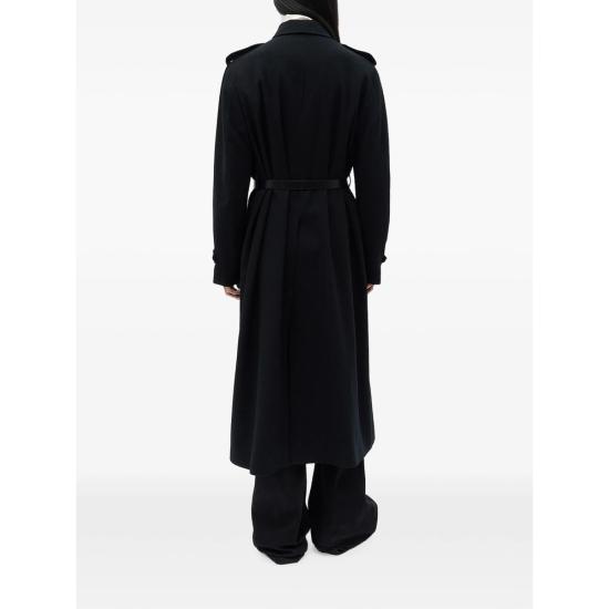 26FW 앤 드뮐미스터 트렌치 코트 B0014246 FA207 099 BLACK - ANN DEMEULEMEESTER