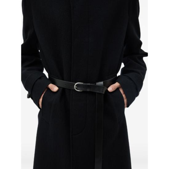 26FW 앤 드뮐미스터 트렌치 코트 B0014246 FA207 099 BLACK - ANN DEMEULEMEESTER