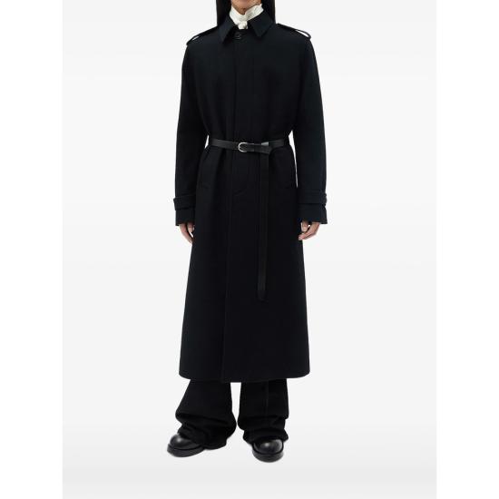 26FW 앤 드뮐미스터 트렌치 코트 B0014246 FA207 099 BLACK
