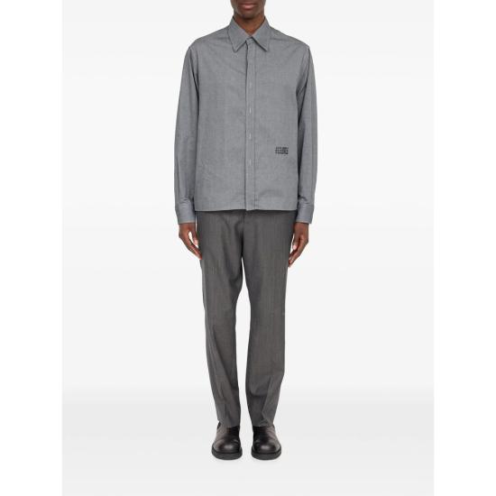 26FW MM6 메종마르지엘라 긴팔 셔츠 M36015 SH0DT0049 900 GREY - MM6 MAISON MARGIELA