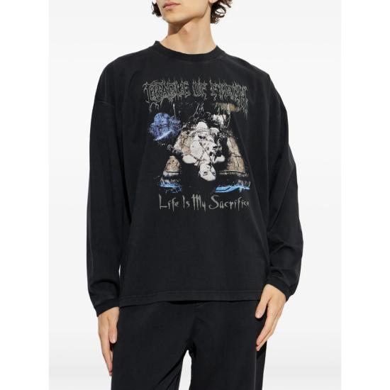 26FW 베트멍 긴팔 티셔츠 MH27LS206B BLACK - VETEMENTS