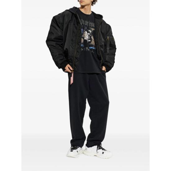 26FW 베트멍 긴팔 티셔츠 MH27LS206B BLACK - VETEMENTS