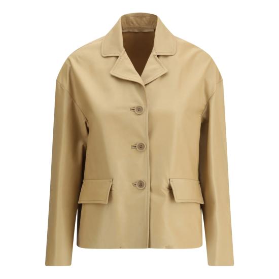 26FW 살바토레 산토로 가죽 자켓 48013 D PAGLI NEUTRALS