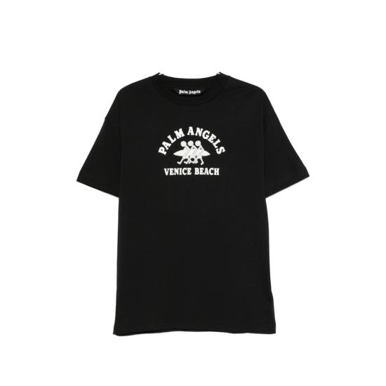 26FW 팜앤젤스 반팔 티셔츠 PAMAA001J R013 1003 BLACK