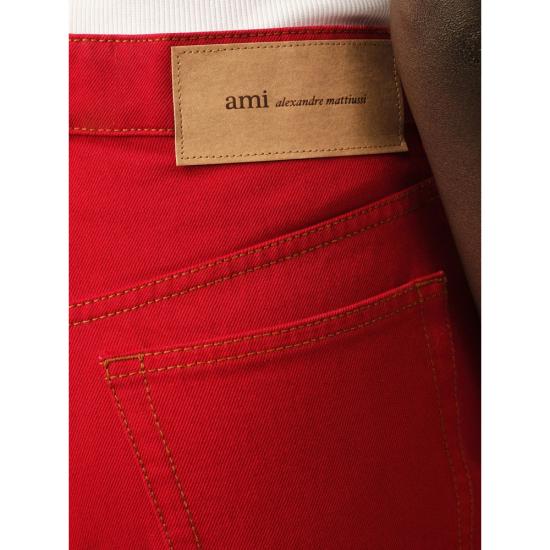 26FW 아미 스트레이트 팬츠 FTR450 DE0132 A186 RED - AMI