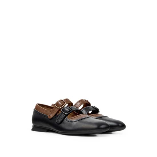 26FW 캠퍼 플랫 슈즈 K201952 001 BLACK BROWN - CAMPER