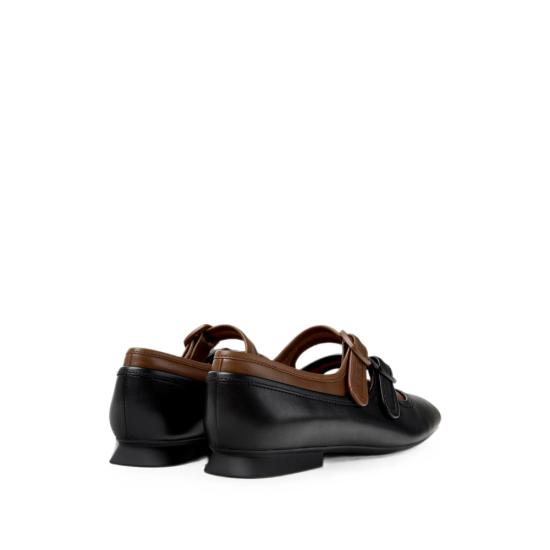 26FW 캠퍼 플랫 슈즈 K201952 001 BLACK BROWN - CAMPER