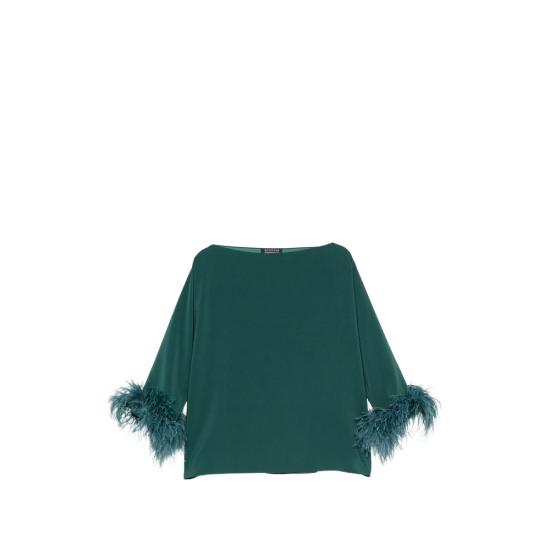 26FW 지안루카카페놀로 블라우스 26IT416 500F 8467B GREEN