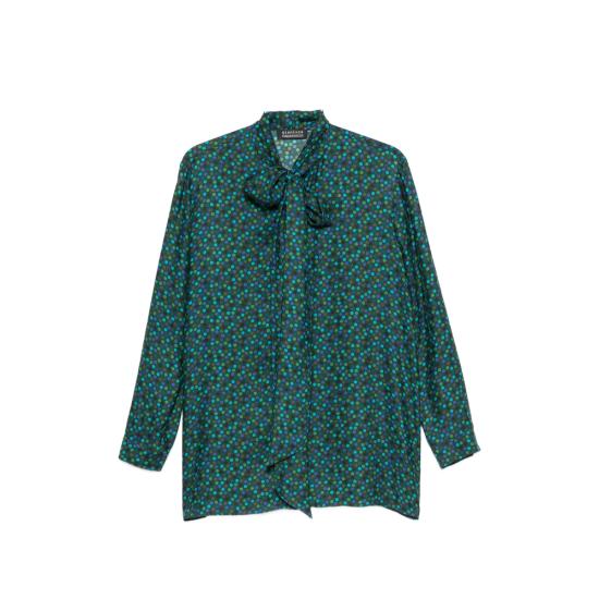 26FW 지안루카카페놀로 블라우스 26ITS513 800 33101 GREEN BLUE