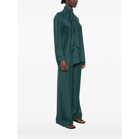 26FW 지안루카카페놀로 블라우스 26ITS513 800 33101 GREEN BLUE - GIANLUCA CAPANNOLO