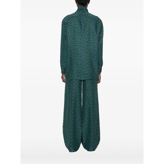 26FW 지안루카카페놀로 블라우스 26ITS513 800 33101 GREEN BLUE - GIANLUCA CAPANNOLO