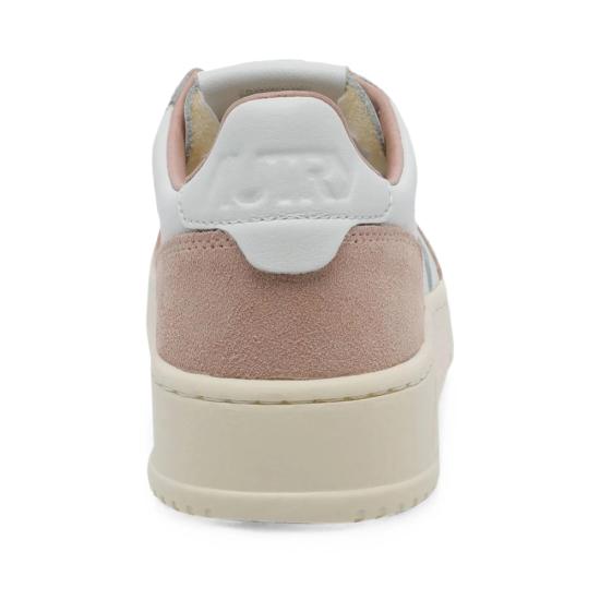 26FW 오트리 메달리스트 로우 레더 스니커즈 AULW FT16 WHITE PINK - AUTRY