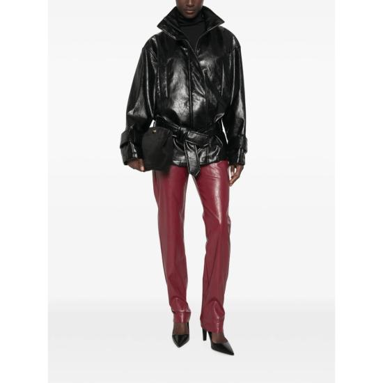 26FW 페데리카 토시 가죽 자켓 30250 302 29 BLACK - FEDERICA TOSI