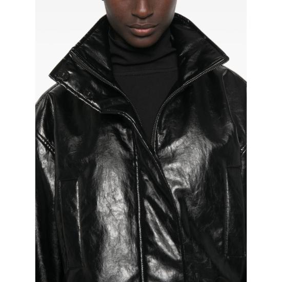 26FW 페데리카 토시 가죽 자켓 30250 302 29 BLACK - FEDERICA TOSI