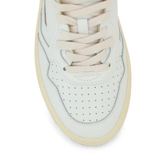 26FW 오트리 메달리스트 로우 스니커즈 AULM ML07 WHITE YELLOW - AUTRY