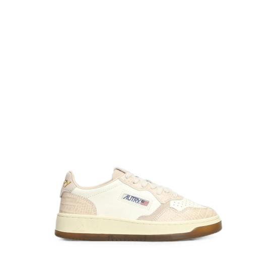 26FW 오트리 메달리스트 로우 레더 스니커즈 AULW CZ01 NEUTRALS