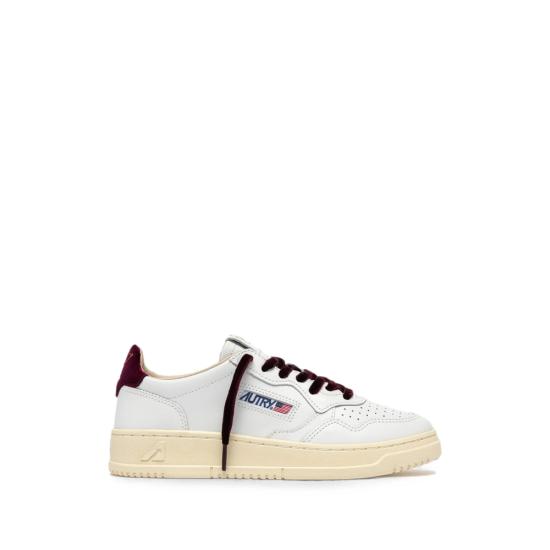 26FW 오트리 메달리스트 로우 레더 스니커즈 AULW VZ01 WHITE