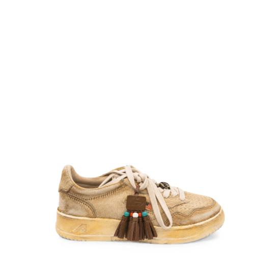 26FW 오트리 슈퍼 빈티지 메달리스트 로우 레더 스니커즈 AVLW P101 NEUTRALS