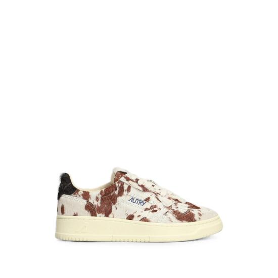 26FW 오트리 메달리스트 로우 레더 스니커즈 AULW JA05 NEUTRALS BROWN