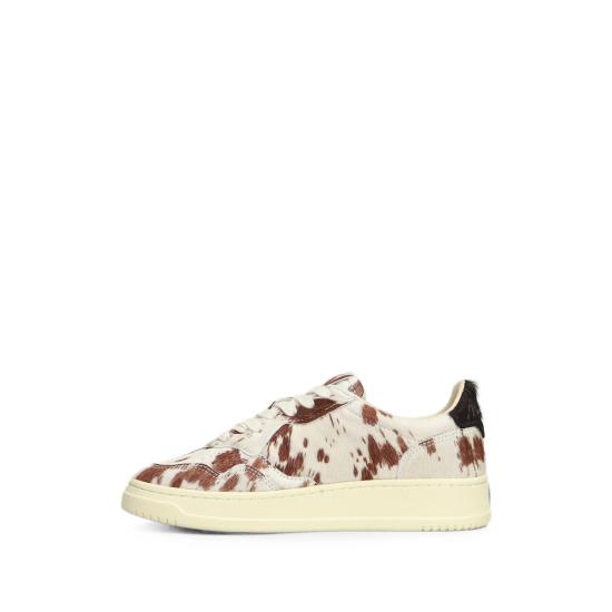 26FW 오트리 메달리스트 로우 레더 스니커즈 AULW JA05 NEUTRALS BROWN - AUTRY