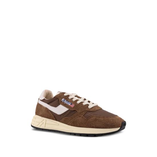 26FW 오트리 릴윈드 로우 나일론 스웨이드 스니커즈 WWLM NC39 BROWN - AUTRY
